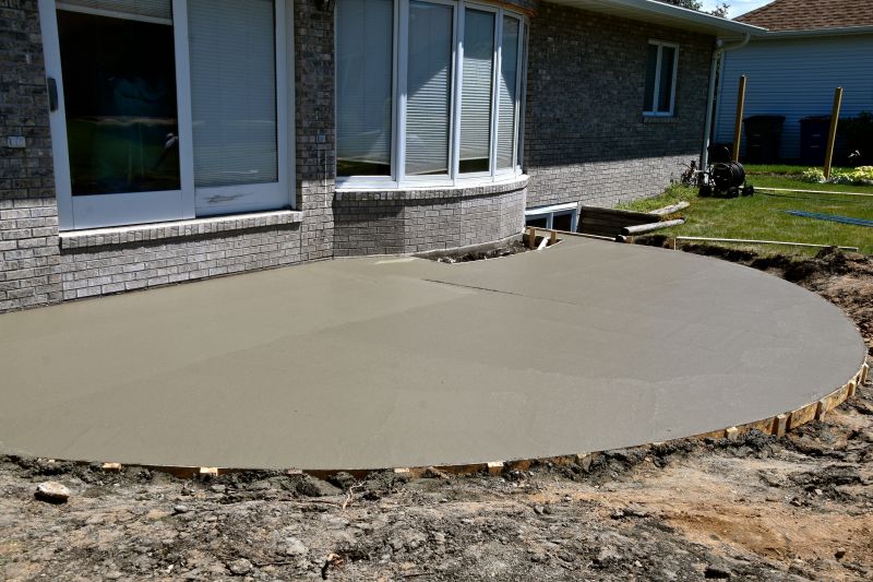 Patio Concrete Construction detail